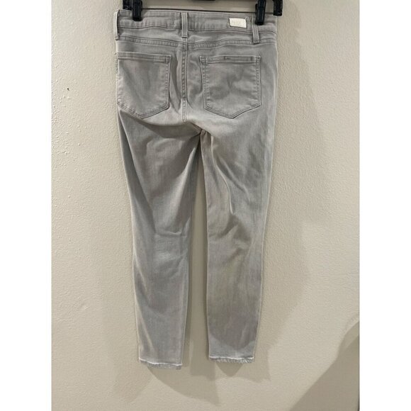 PAIGE WOMENS PANTS VERDUGO CROP RELAXED Leg GRAY SIZE 29 JEANS DENIM - Picture 2 of 6